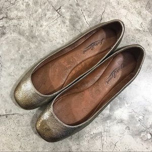 Lucky Brand {gunmetal} ballet toe flats